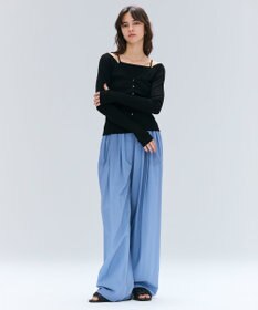 BEIGE， 【洗える/セットアップ対応】SPIGA / イージータックワイドパンツ