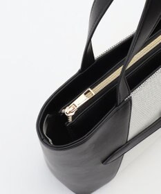 ANY SIS キャンバスコンビトート バッグ