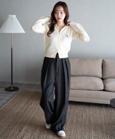 WEGO 【WEB限定/25年秋冬新作】別注USPOLO WZIPニットパーカー