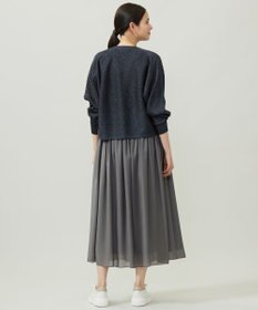 自由区 【カタログ掲載】カラーミックスラメ カーディガン