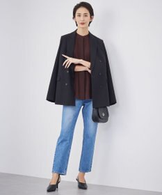 ICB L ウール2WAYストレッチ ダブルブレストジャケット