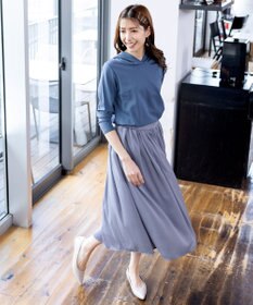 Tiaclasse 【洗える】パーカードッキングワンピース