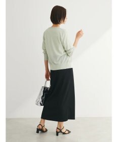 Green Parks ラメクルーネックカーディガン