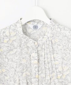 J.PRESS LADIES 【洗える】ポリエチレンスパンブロードフラワープリント ブラウス