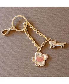 キーホルダー バッグチャーム 便利なナス管金具付き 【可愛い猫