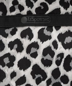 LeSportsac E/W CITY DRAWSTRING BAG??? /アップタウンレオパード/ブラック