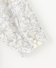 J.PRESS LADIES 【洗える】ポリエチレンスパンブロードフラワープリント ブラウス