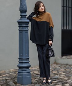 ICB 【洗える】 トリアセボディシェルピーチ スティックパンツ