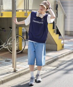 WEGO 【２点SET】アンサンブルゲームロゴニットベスト