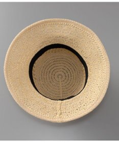 AURORA LANVIN en Bleu ランバン オン ブルー 手編み風ペーパーサーモ中ツバ ハット