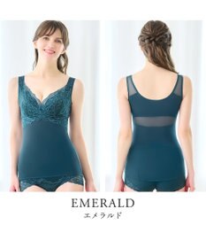 BRADELIS New York 【BRADELIS NewYork peace】ハートフルカップカシュクールブラキャミソール24 ノンワイヤー ブラトップ DB524104