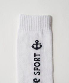 FILA GOLF／marie claire 【marie claire SPORT】ブランドロゴ入りニーハイソックス