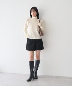 earth music&ecology フラワーモチーフニットベスト