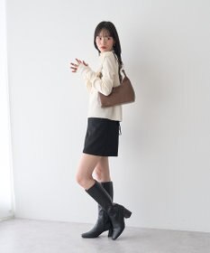 earth music&ecology フラワーモチーフニットベスト