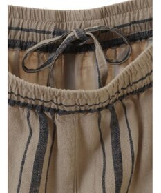 CRAFT STANDARD BOUTIQUE リネンレーヨンストライプイージーパンツ