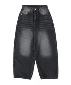 WEGO バックポケットロゴバギーデニム