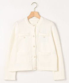 組曲 ミニブークレーツイードニットジャケット