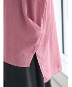 CRAFT STANDARD BOUTIQUE ヴィンテージボイルミルフィーユ襟付きシャツチュニック