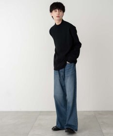 WEGO 【ユニセックス着用ITEM】ミラノリブモックネックプルオーバー