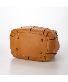 UNBILLION ピークスピーク PEAKSPEAK / 牛革パッチワーク・フラップトートS