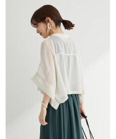 Green Parks ・ＥＬＥＮＣＡＲＥ　ＤＵＥ　ラメシフォンショートシャツ