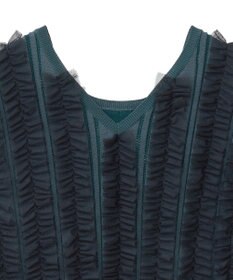 YECCA VECCA 2wayチュールフリルニット