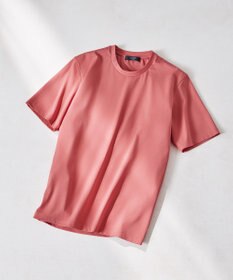 JOSEPH HOMME 新素材【新色追加】ハイゲージベアスムース　クルーネックＴシャツ オールドローズ系