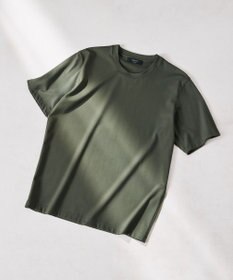 JOSEPH HOMME 新素材【新色追加】ハイゲージベアスムース　クルーネックＴシャツ 【新色】ダークグリーン系