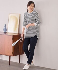 ANY リブポイントテールＴシャツ