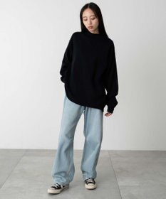 WEGO 【ユニセックス着用ITEM】ミラノリブモックネックプルオーバー