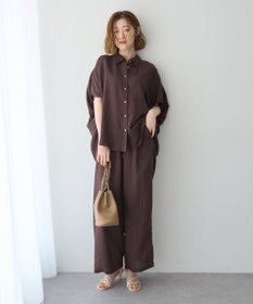 YECCA VECCA ストライプ柄シャツ