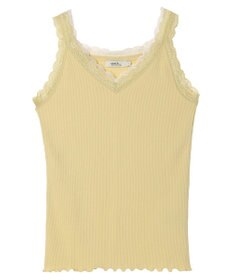 earth music&ecology ダブルレースタンクトップ