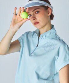 FILA GOLF／marie claire 【Marie claire sports】ハーフジップ半袖シャツ