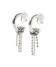 YECCA VECCA チェーンフリンジイヤリング