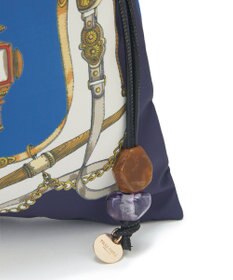 TOPKAPI 【新色追加】【TREASURE TOPKAPI】マイルドサテン スカーフ柄 巾着 トート バッグ