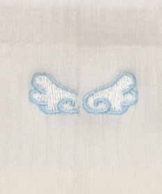 WEGO バック刺繍アンクルパイルソックス