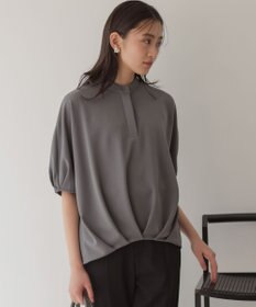 組曲 【WEB限定】ジョーゼットジャージードルマンスリーブ ブラウス