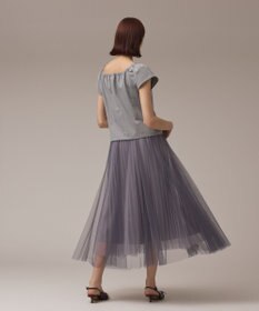 GRACE CONTINENTAL チュールリバーシブルスカート
