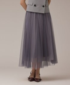 GRACE CONTINENTAL チュールリバーシブルスカート
