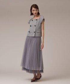 GRACE CONTINENTAL チュールリバーシブルスカート