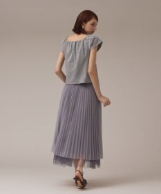 GRACE CONTINENTAL チュールリバーシブルスカート