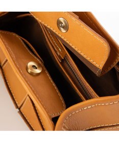 UNBILLION ピークスピーク PEAKSPEAK / 牛革パッチワーク・フラップトートS