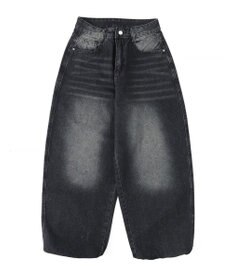 WEGO バックポケットロゴバギーデニム