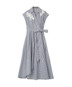 YECCA VECCA フラワーレースカシュクールワンピース