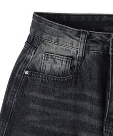 WEGO バックポケットロゴバギーデニム