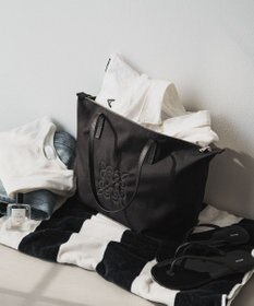 russet ＜390g/撥水性あり＞天ファスナー付きコーデュラナイロントートバッグ(CE-1560)