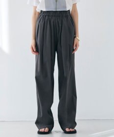 BEIGE， 【洗える・CLUEL 5月号掲載】MALLOW / コットンイージーワイドパンツ