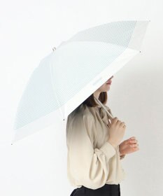 MOONBAT 【軽量】マッキントッシュ フィロソフィー 晴雨兼用日傘 折りたたみ傘 ボーダー／遮光 遮熱 UV