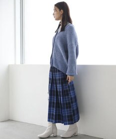 Green Parks ベロアモールＶネックカーディガン