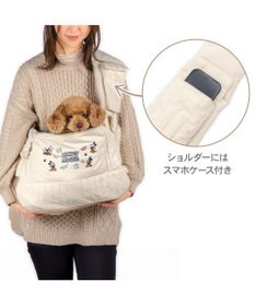 PET PARADISE ディズニー ミッキーマウス 刺繍 スリング キャリーバッグ Ｍ